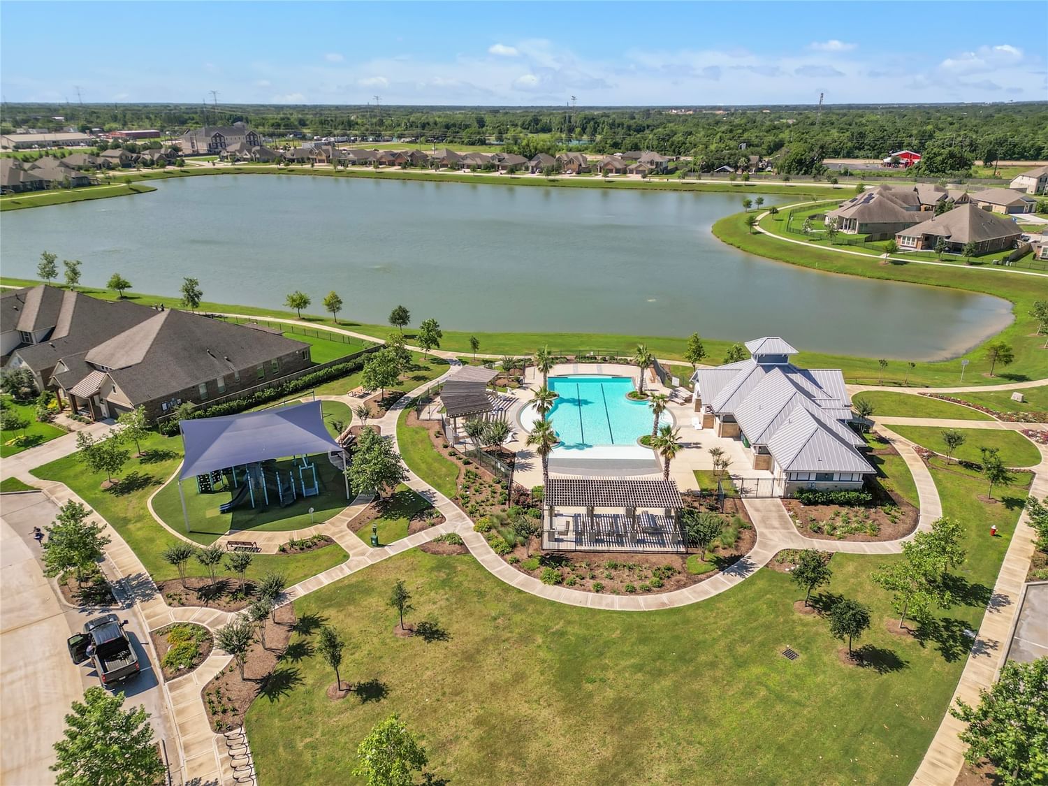 Real estate property located at 7438 Water Glen, Brazoria, Bluewater Lakes Sec 4, Manvel, TX, US