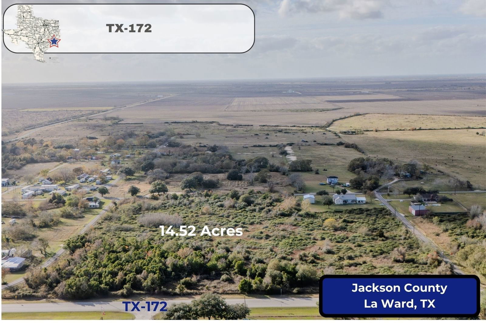 Real estate property located at 00 Tx-172, Jackson, Nwa Laward, La Ward, TX, US