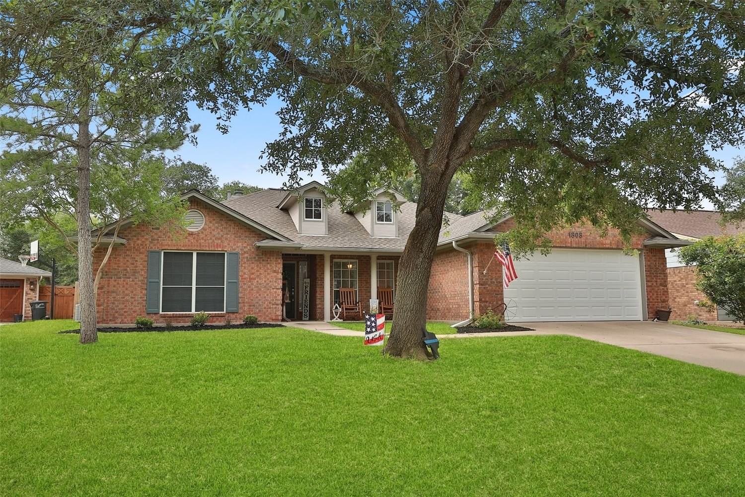 Real estate property located at 1808 Rosebud, Brazos, Emerald Forest, College Station, TX, US
