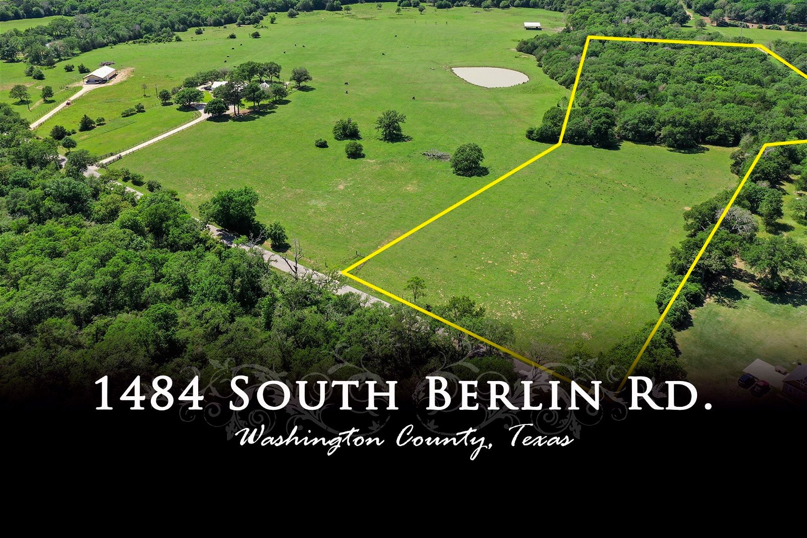 Real estate property located at 1484 Berlin, Washington, Brenham, TX, US