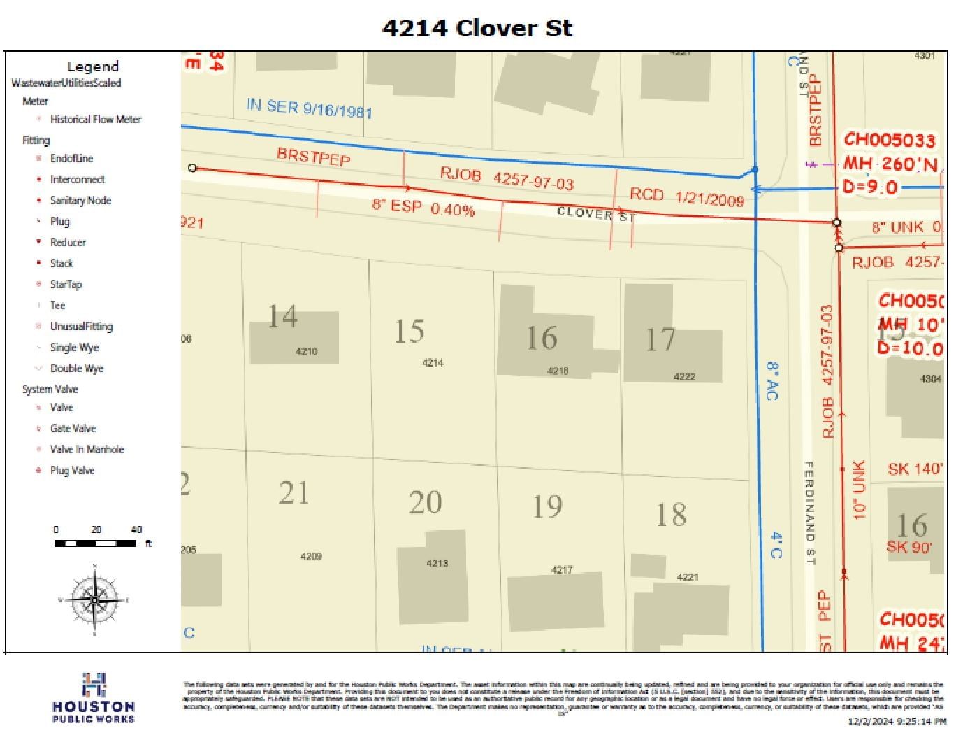 Real estate property located at 4214 Clover, Harris, Reed Terrace, Houston, TX, US