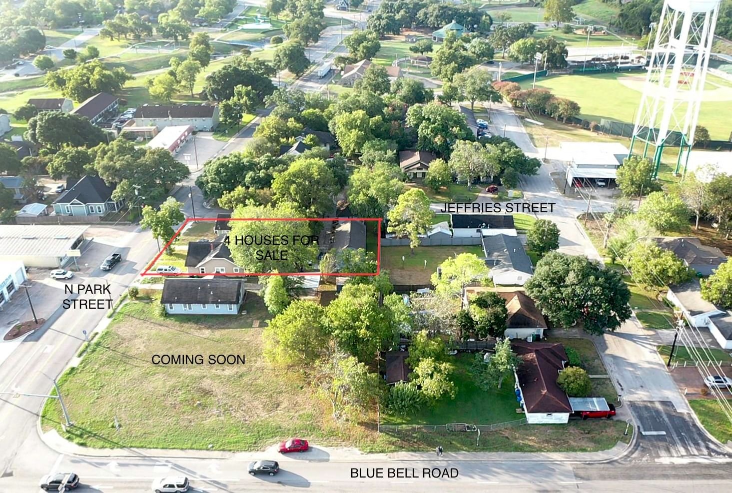 Real estate property located at 1003 Park, Washington, Washington Terrace, Brenham, TX, US