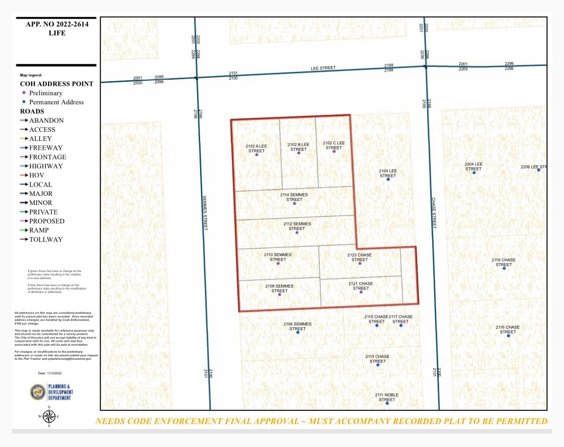 Real estate property located at 2102 Lee, Harris, Ryan / North of downtown, Houston, TX, US