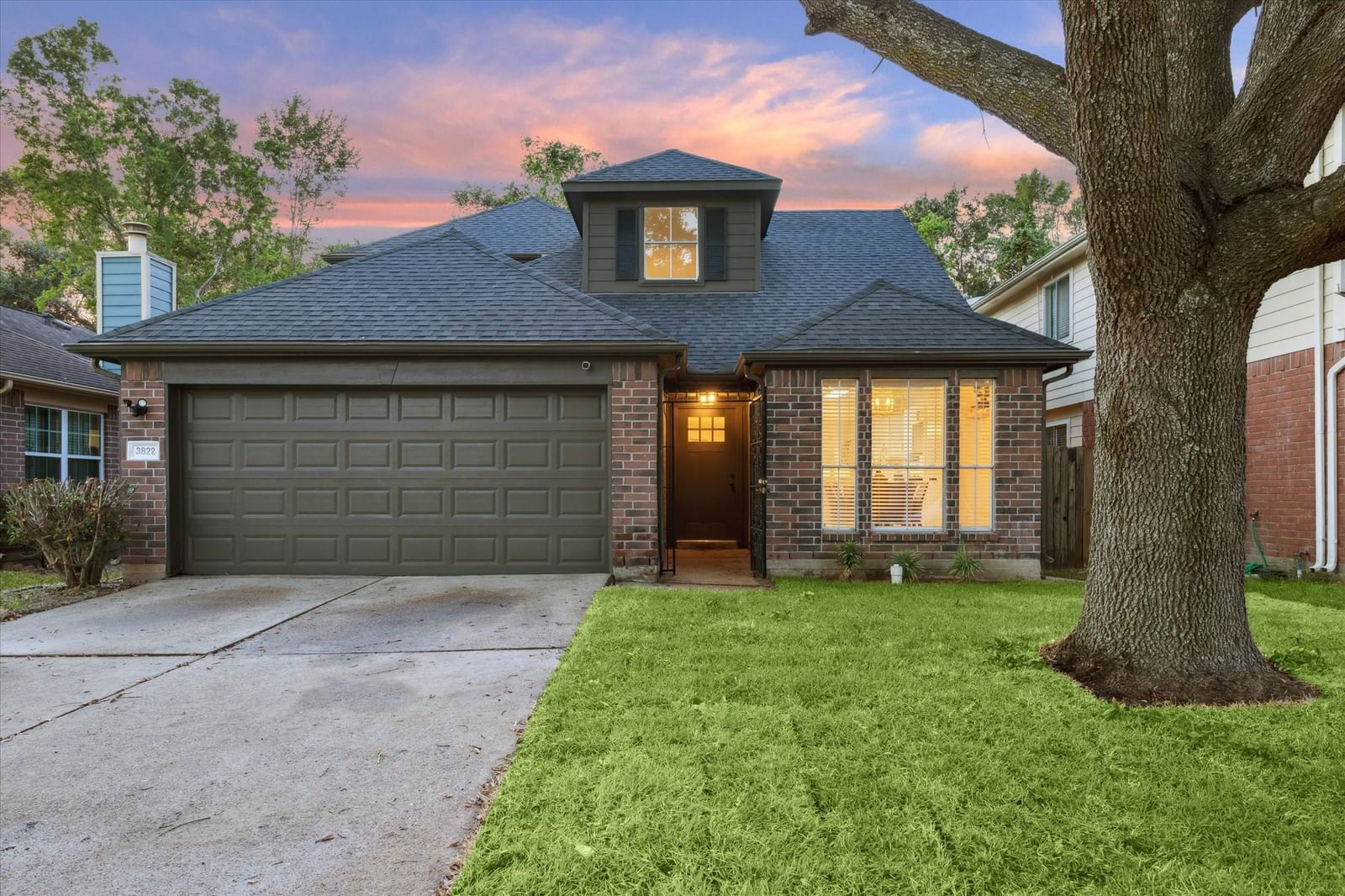 Real estate property located at 3822 Villa Glen, Harris, Inwood Forest Village, Houston, TX, US