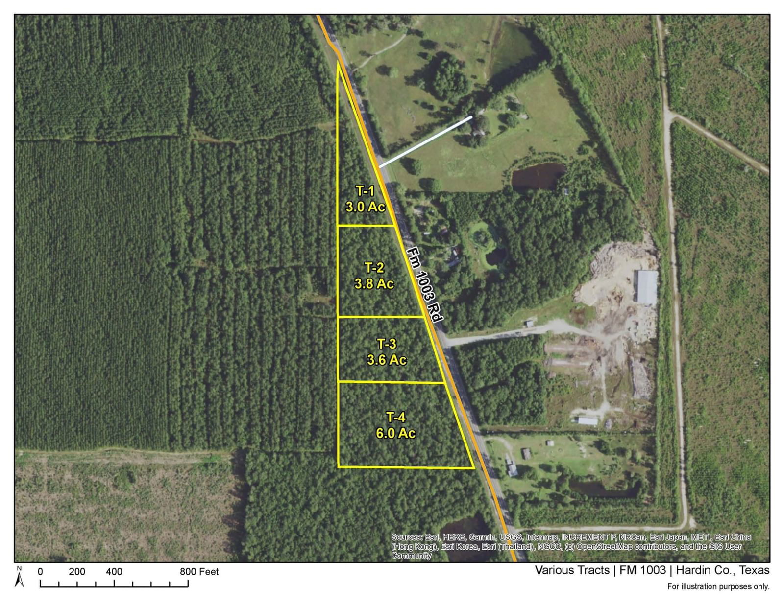 Real estate property located at 02 FM 1003, Hardin, NA, Kountze, TX, US