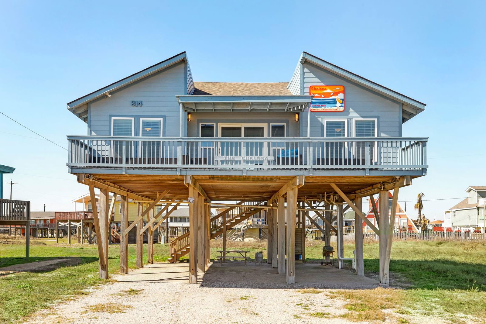 Real estate property located at 814 Beach, Brazoria, Surfside Beach, Surfside Beach, TX, US