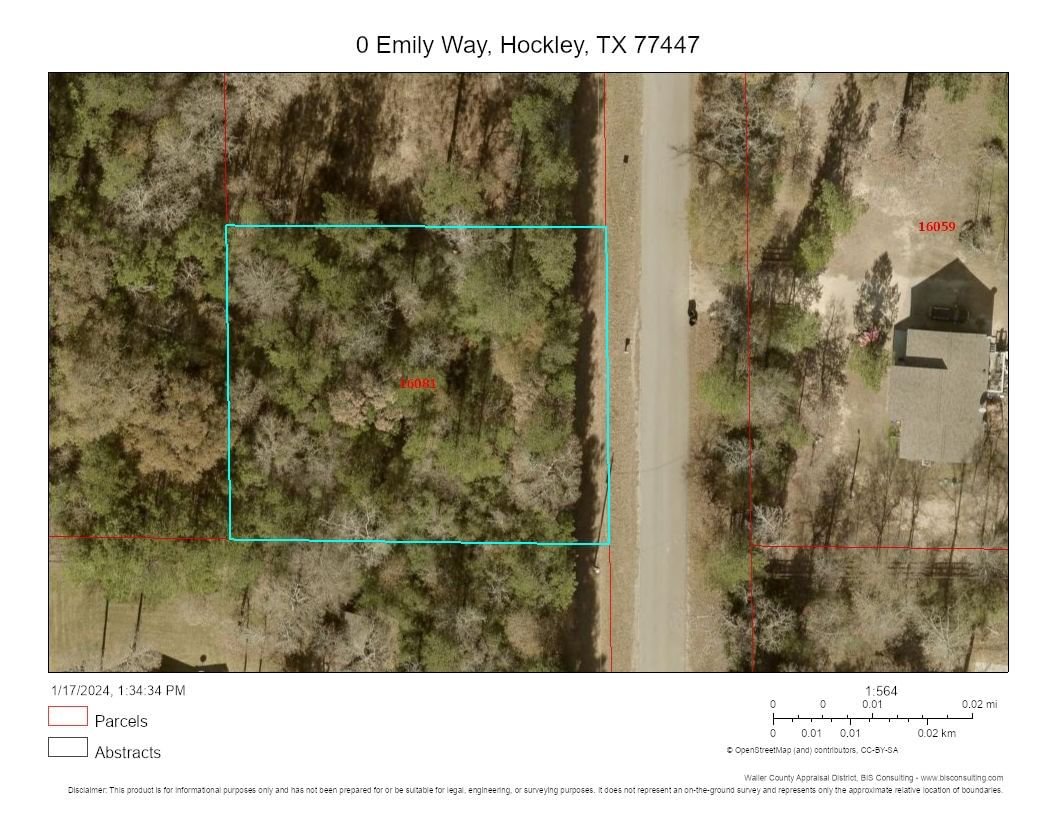 Real estate property located at 0 Emily, Waller, Clear Creek Forest 7, Hockley, TX, US