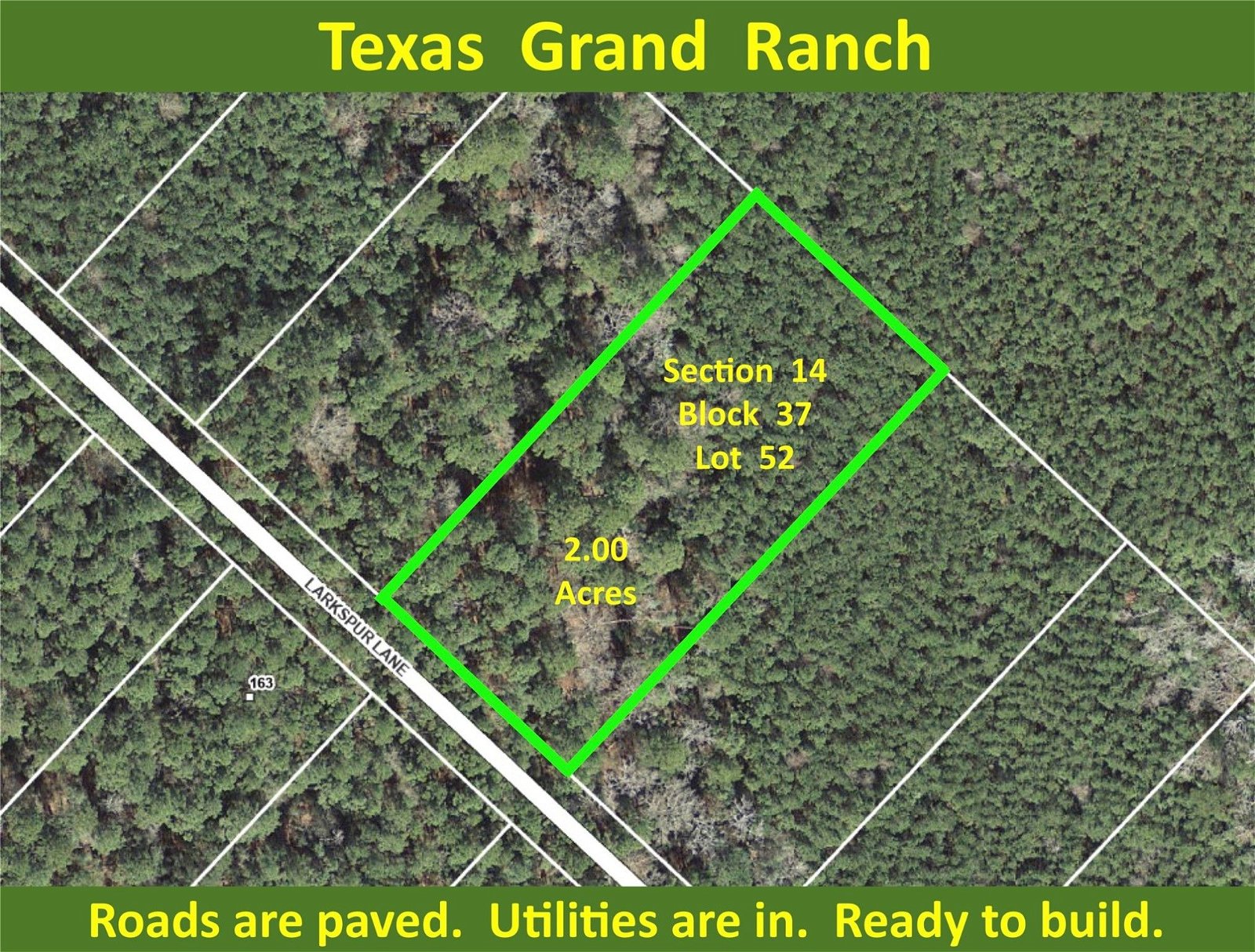 Real estate property located at 14-37-52 Larkspur, Walker, New Waverly, TX, US