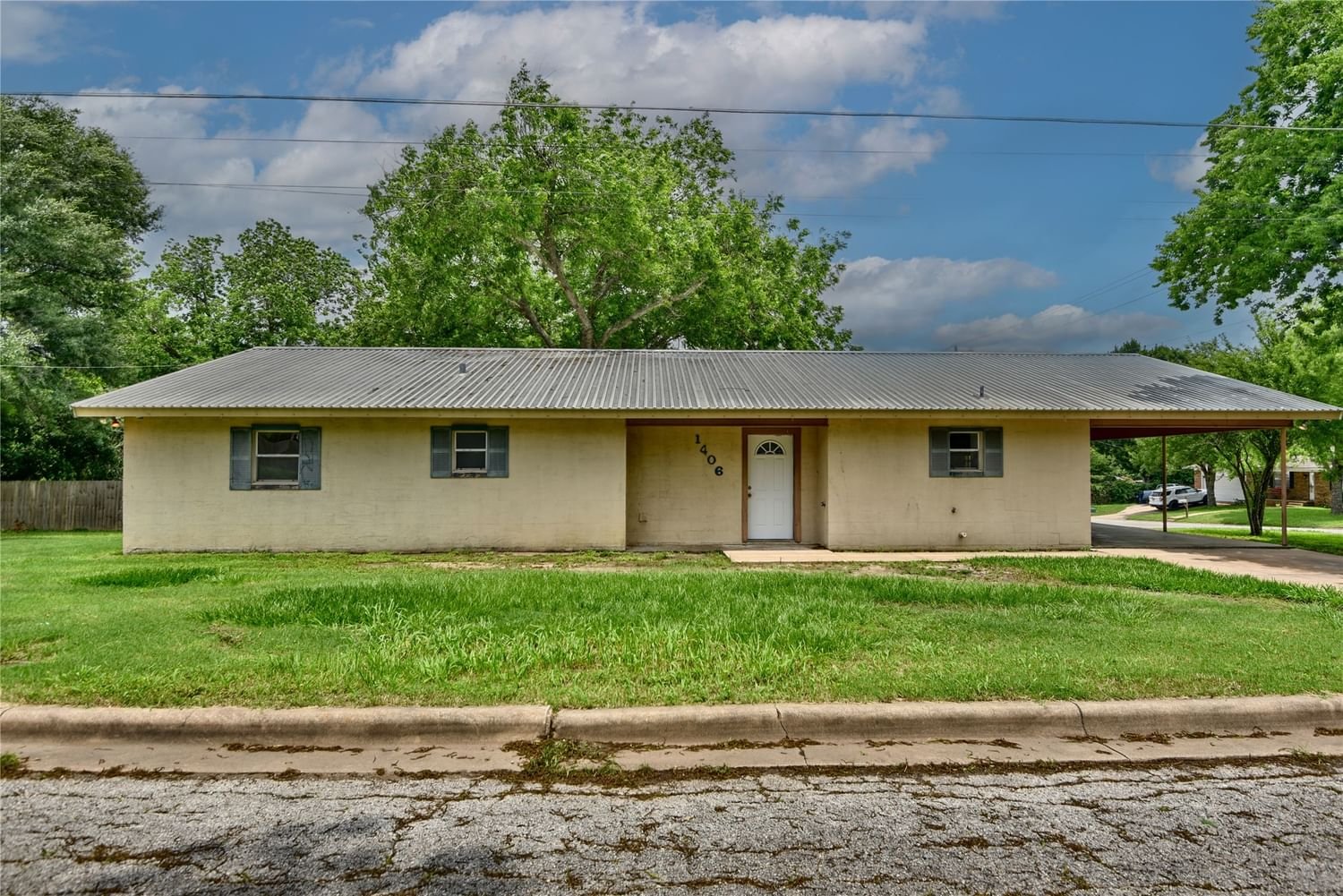 Real estate property located at 1406 Jackson, Washington, Wilkins W G, Brenham, TX, US