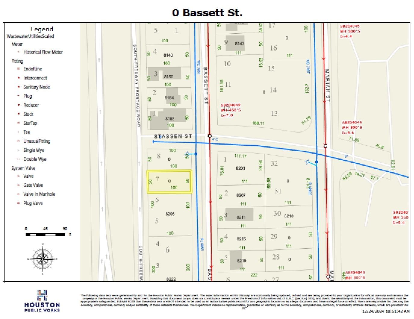 Real estate property located at 00 Bassett, Harris, Southerland Place, Houston, TX, US