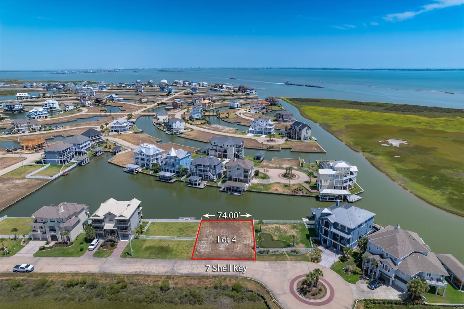 Real estate property located at 7 Shell, Galveston, Hitchcock, TX, US