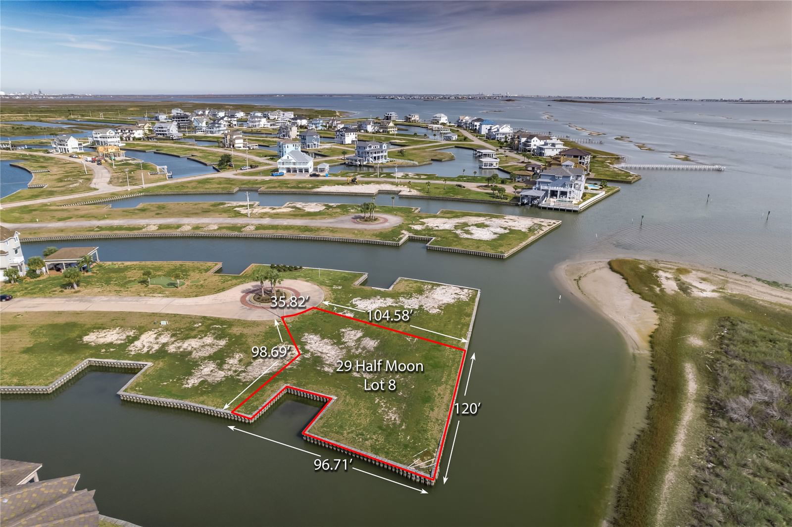 Real estate property located at 29 Half Moon, Galveston, Harborwalk Sec 2 2005, Hitchcock, TX, US