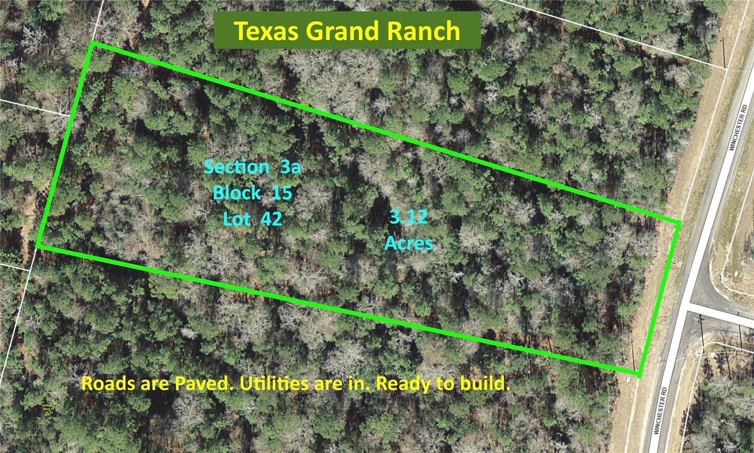 Real estate property located at 167 Winchester, Walker, Texas Grand Ranch, Huntsville, TX, US