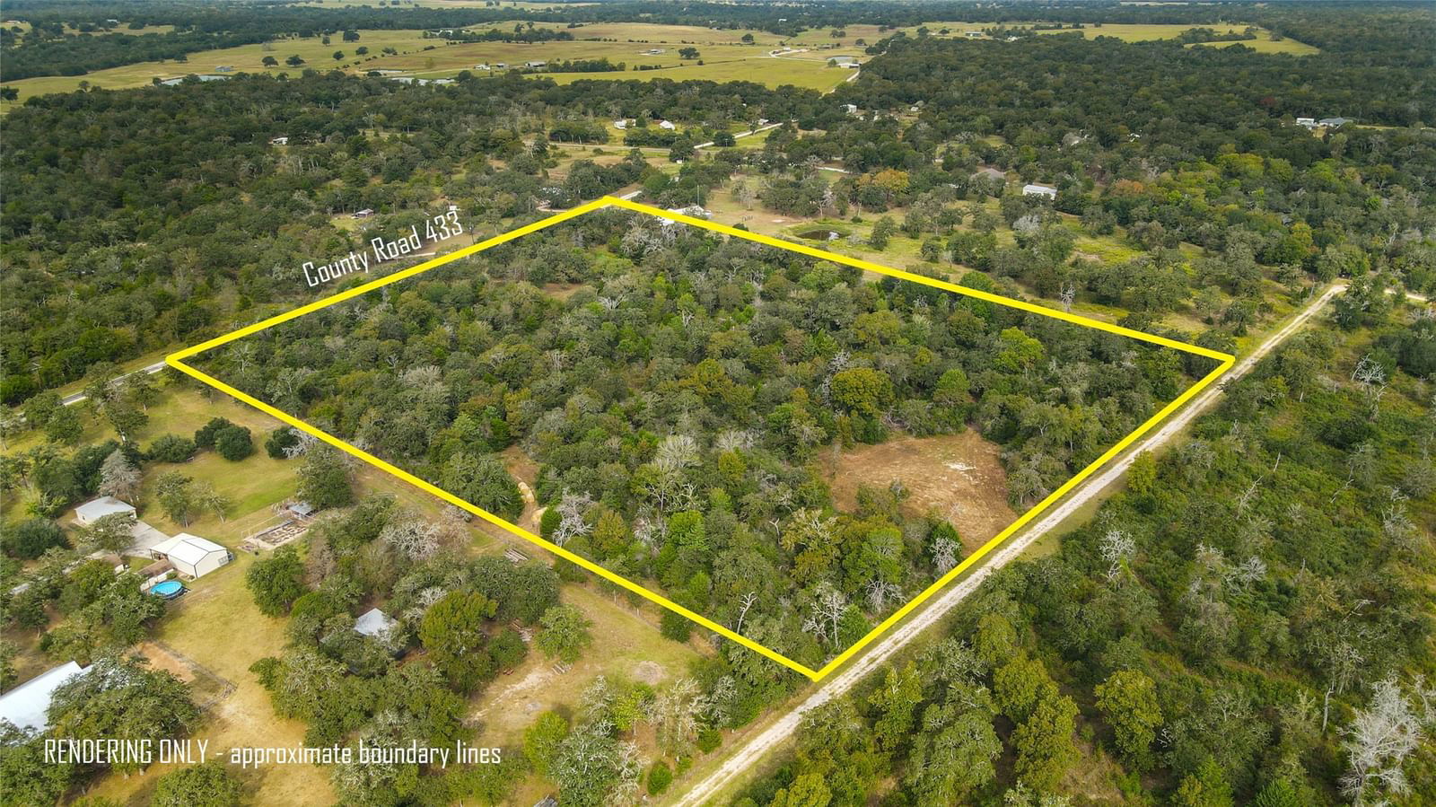 Real estate property located at 17187 County Road 433 - 14 Acres, Burleson, N/A, Snook, TX, US