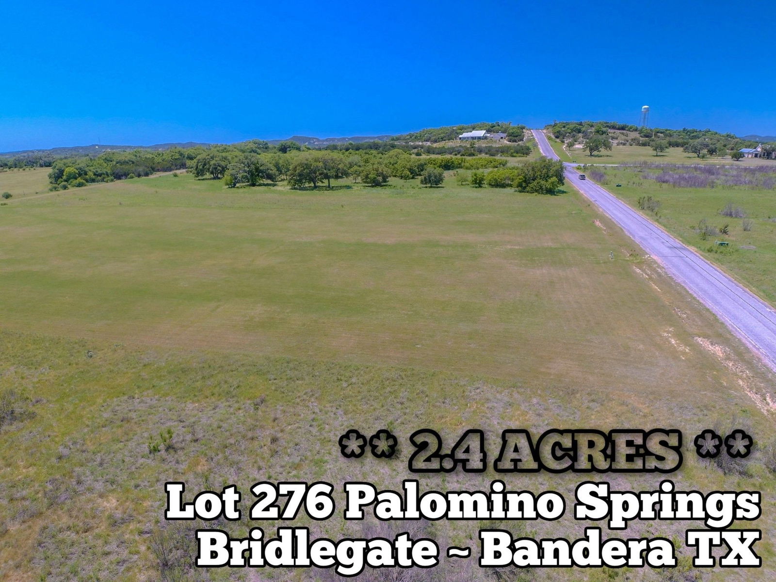 Real estate property located at Lot 276 Palomino, Bandera, Bridlegate, Bandera, TX, US