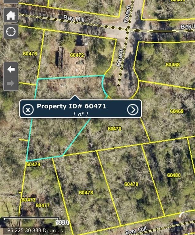 Real estate property located at TBD Peach, San Jacinto, Waterwood Bay Hill, Huntsville, TX, US