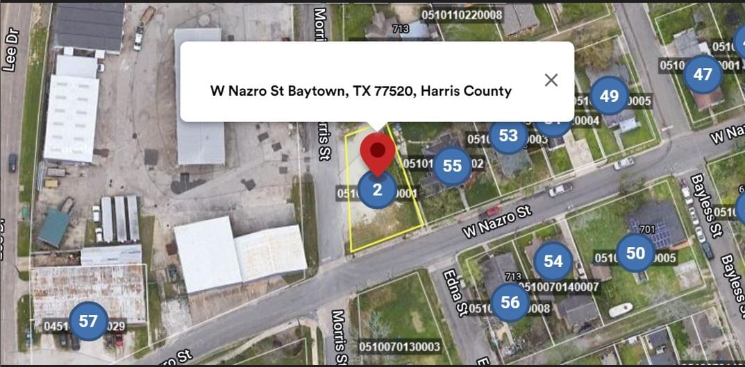 Real estate property located at 0 Nazro, Harris, Middletown, Baytown, TX, US