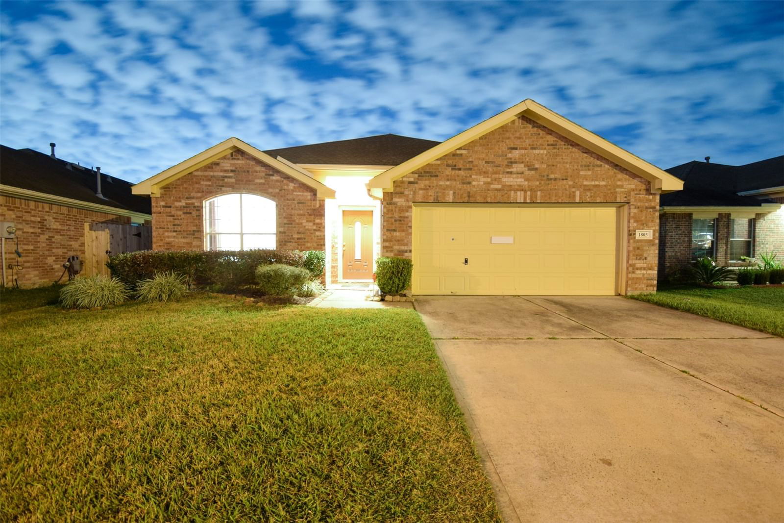 Real estate property located at 1803 Hidden Terrace, Harris, Sonoma Ranch Sec 06, Houston, TX, US