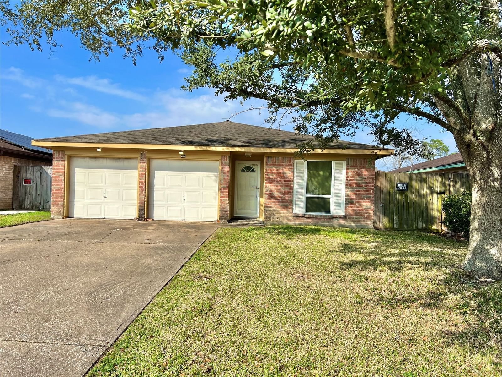 Real estate property located at 1824 Flamingo, Galveston, Clear Creek Heights Sec 2, League City, TX, US