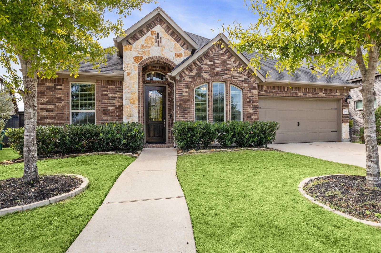 Real estate property located at 4107 Sycamore Turn, Fort Bend, Harvest Green Sec 12, Richmond, TX, US