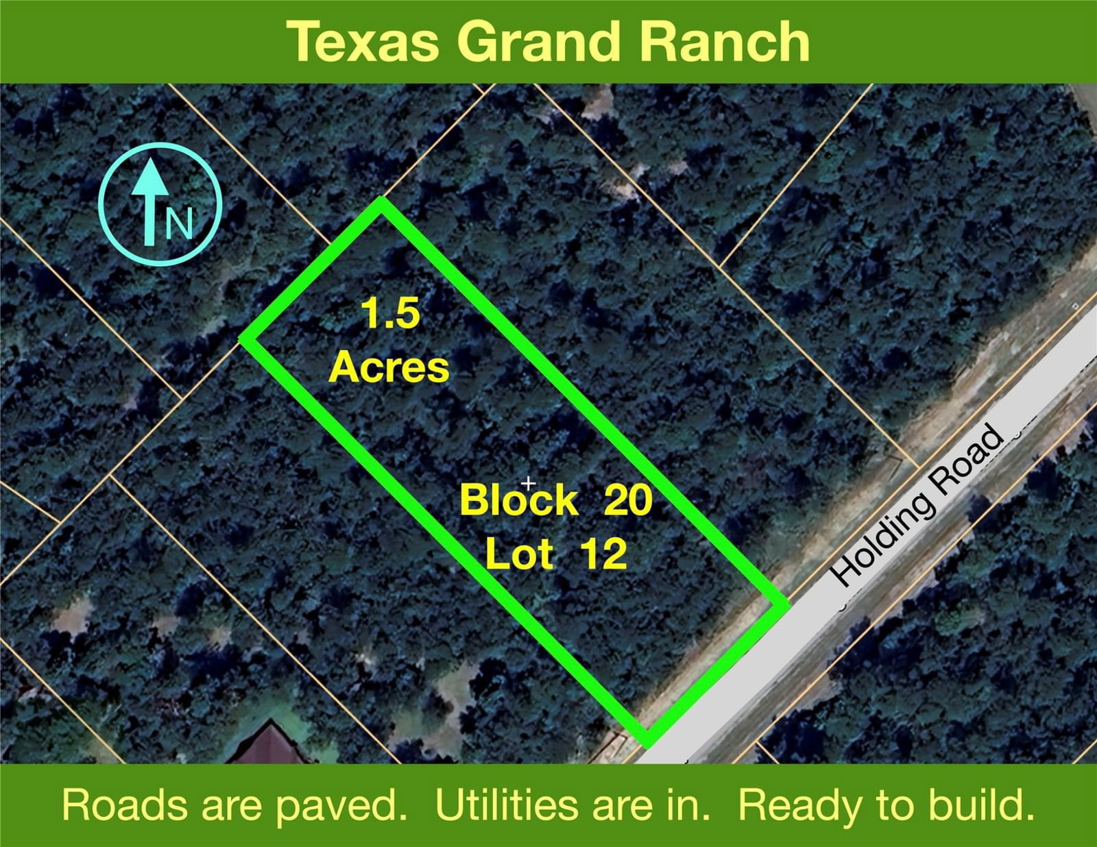 Real estate property located at 9-20-12 Holding Road, Walker, Texas Grand Ranch, Huntsville, TX, US