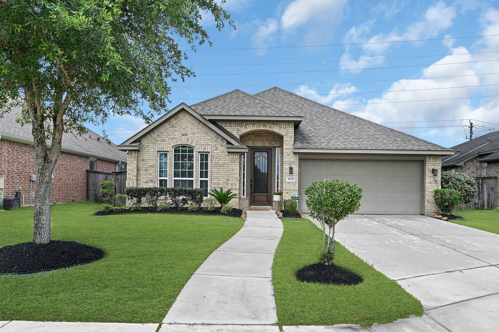 Real estate property located at 1805 Pine Meadow, Harris, Riverstone Ranch/Clear Crk Sec, Pearland, TX, US