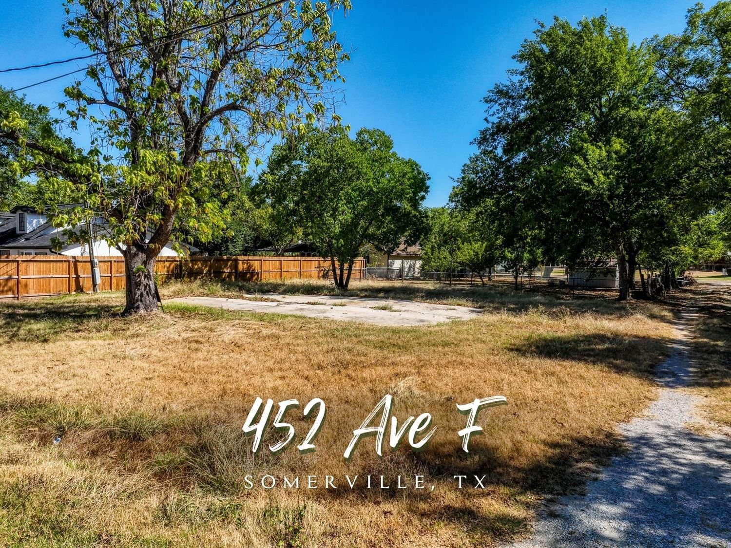 Real estate property located at 452 Avenue, Burleson, Somerville, TX, US