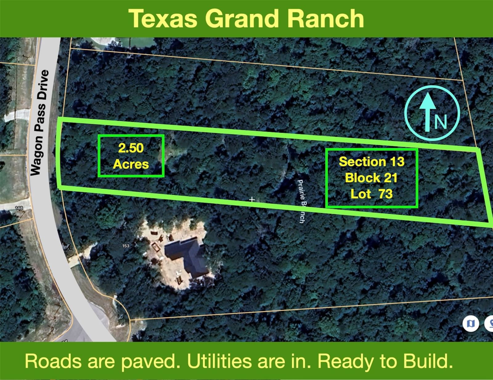 Real estate property located at 13-21-73 Wagon Pass, Walker, Texas Grand Ranch, New Waverly, TX, US