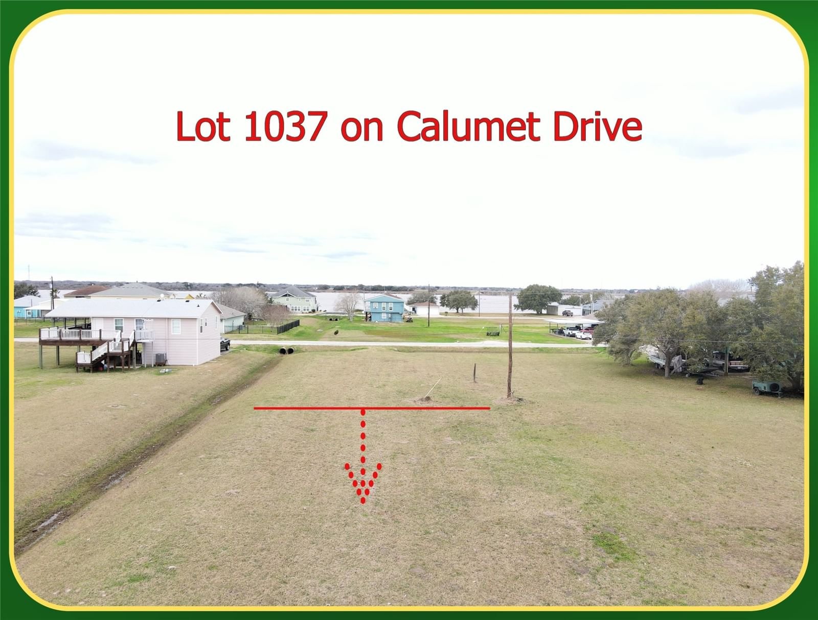 Real estate property located at Lot 1037 Calumet, Jackson, Cape Carancahua, Palacios, TX, US