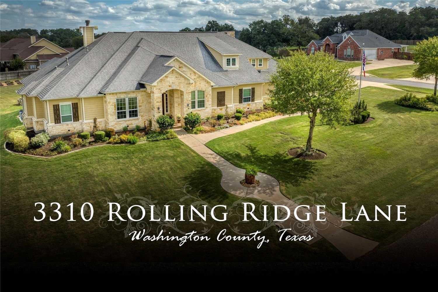 Real estate property located at 3310 Rolling Ridge, Washington, Rolling Ridge Estates, Brenham, TX, US