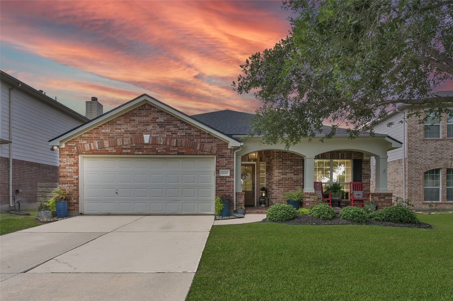 Real estate property located at 8610 Cedar Walk, Harris, Princeton Place Sec 01, Tomball, TX, US