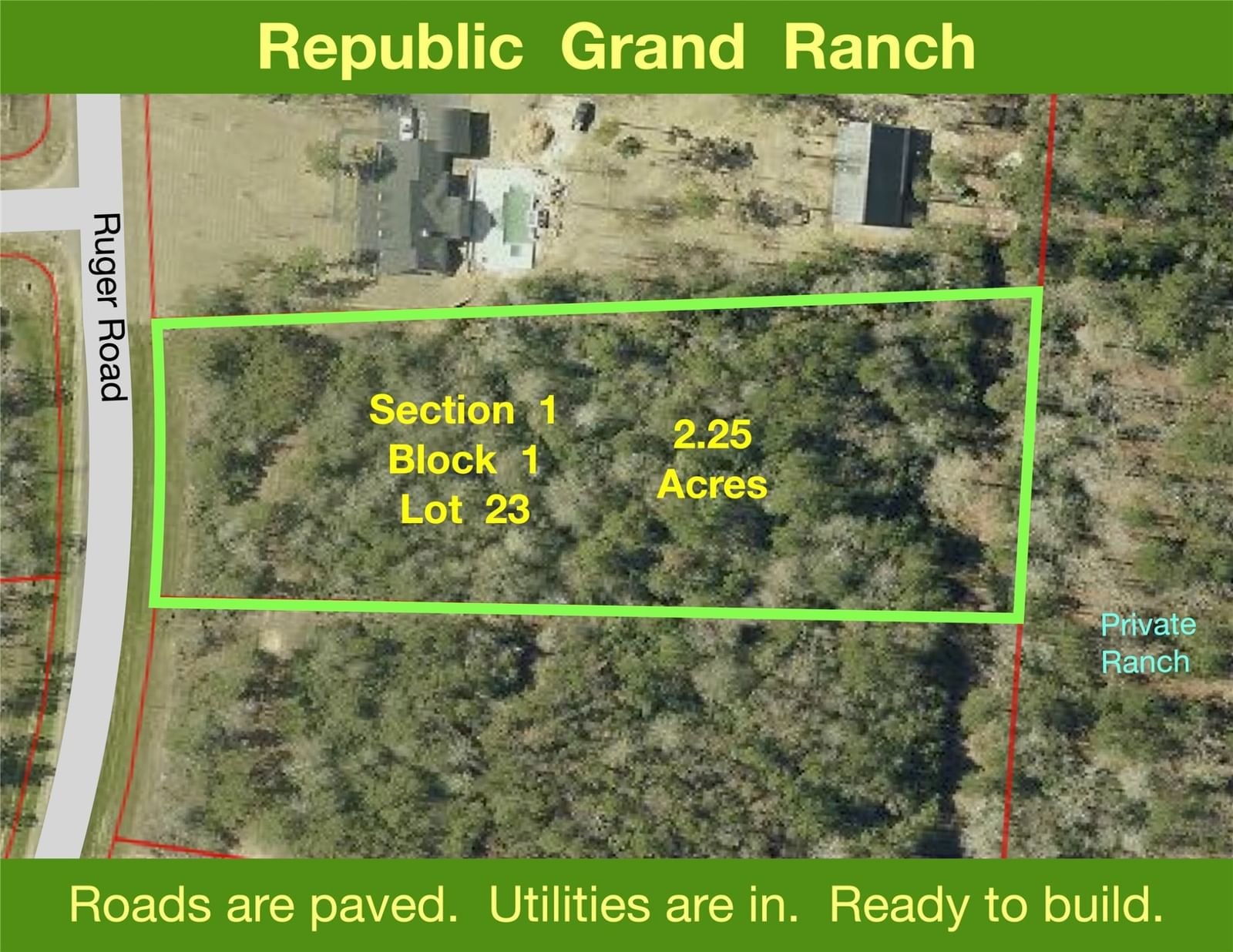 Real estate property located at 10693 Ruger, Montgomery, Republic Grand Ranch, Willis, TX, US