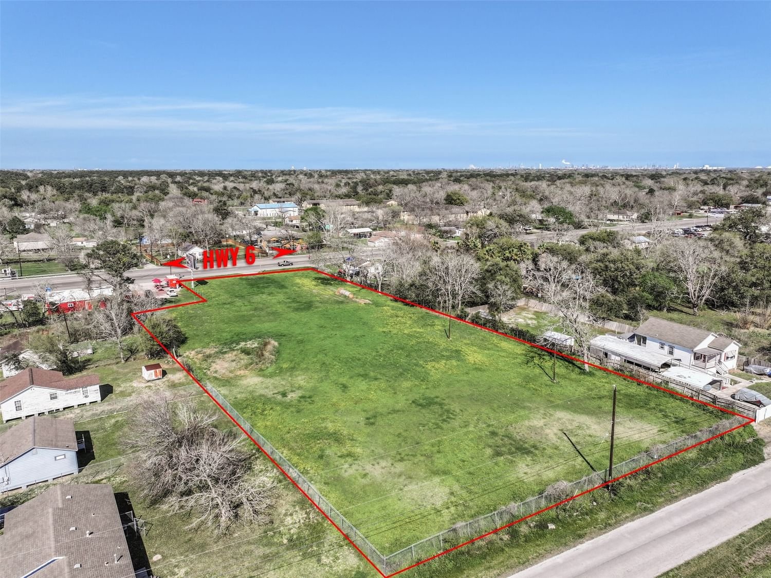 Real estate property located at 7115 Highway 6, Galveston, Ebenezer Allen Sub, Hitchcock, TX, US