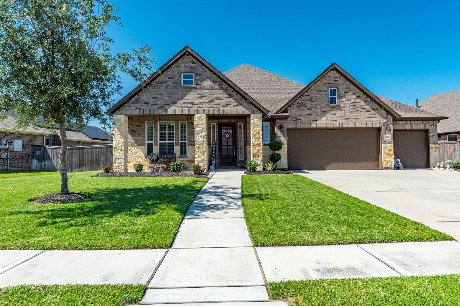 Real estate property located at 2411 Songlark Springs, Harris, Riverstone Ranch/Clear Crk Sec, Pearland, TX, US