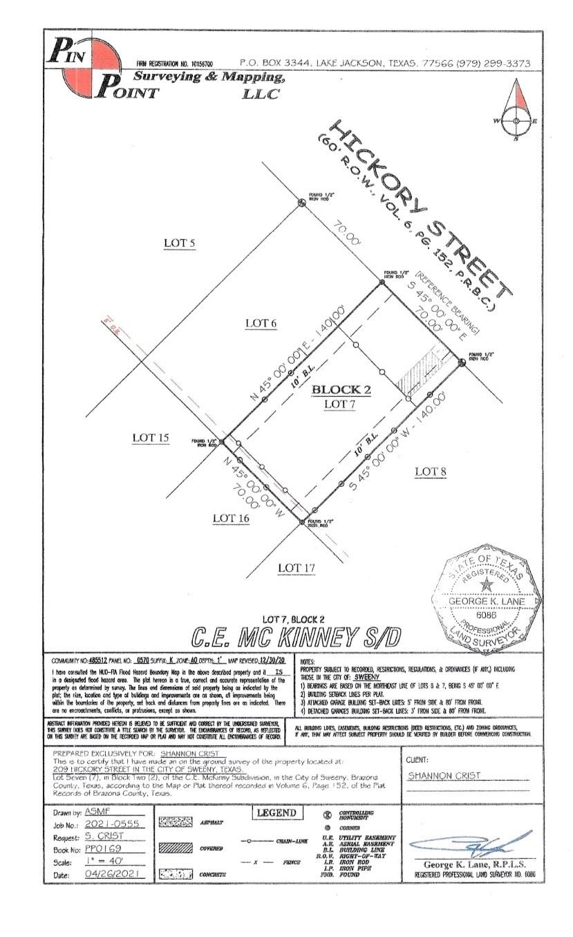 Real estate property located at 211 Hickory, Brazoria, Mckinney Sweeny, Sweeny, TX, US