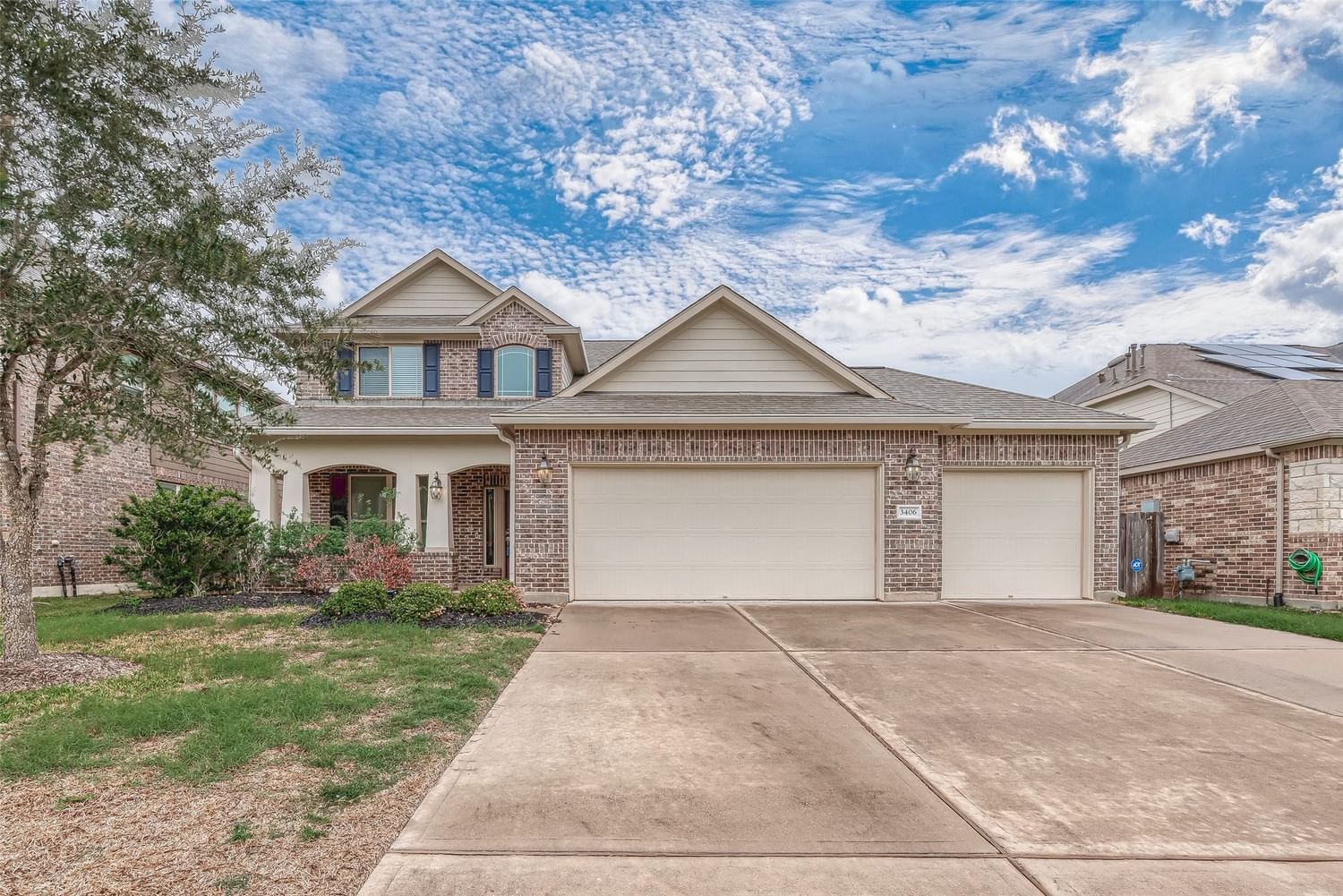 Real estate property located at 3406 Benbrook Springs, Harris, Waterstone, Katy, TX, US