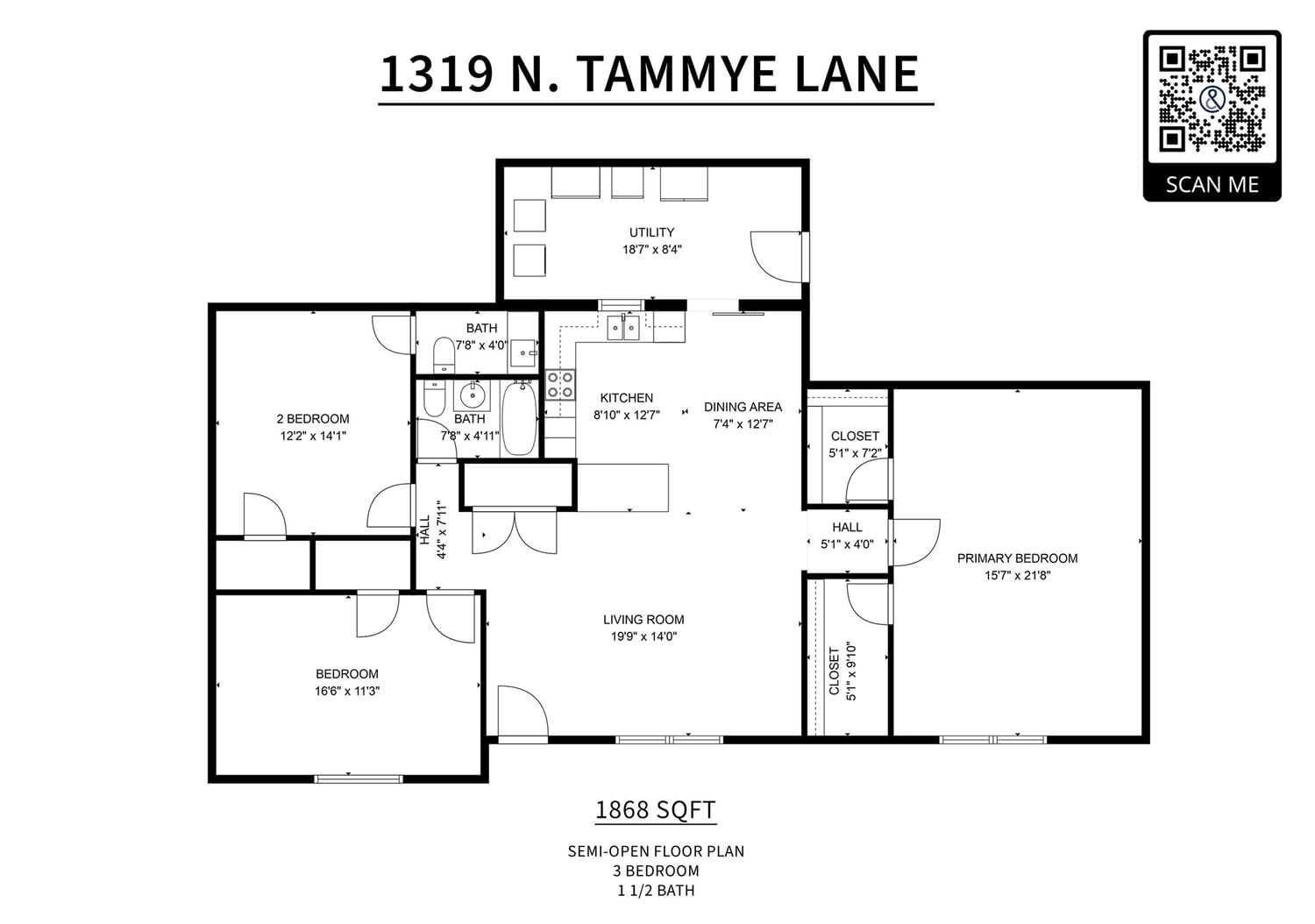 Real estate property located at 1319 Tammye, Madison, Madisonville, TX, US