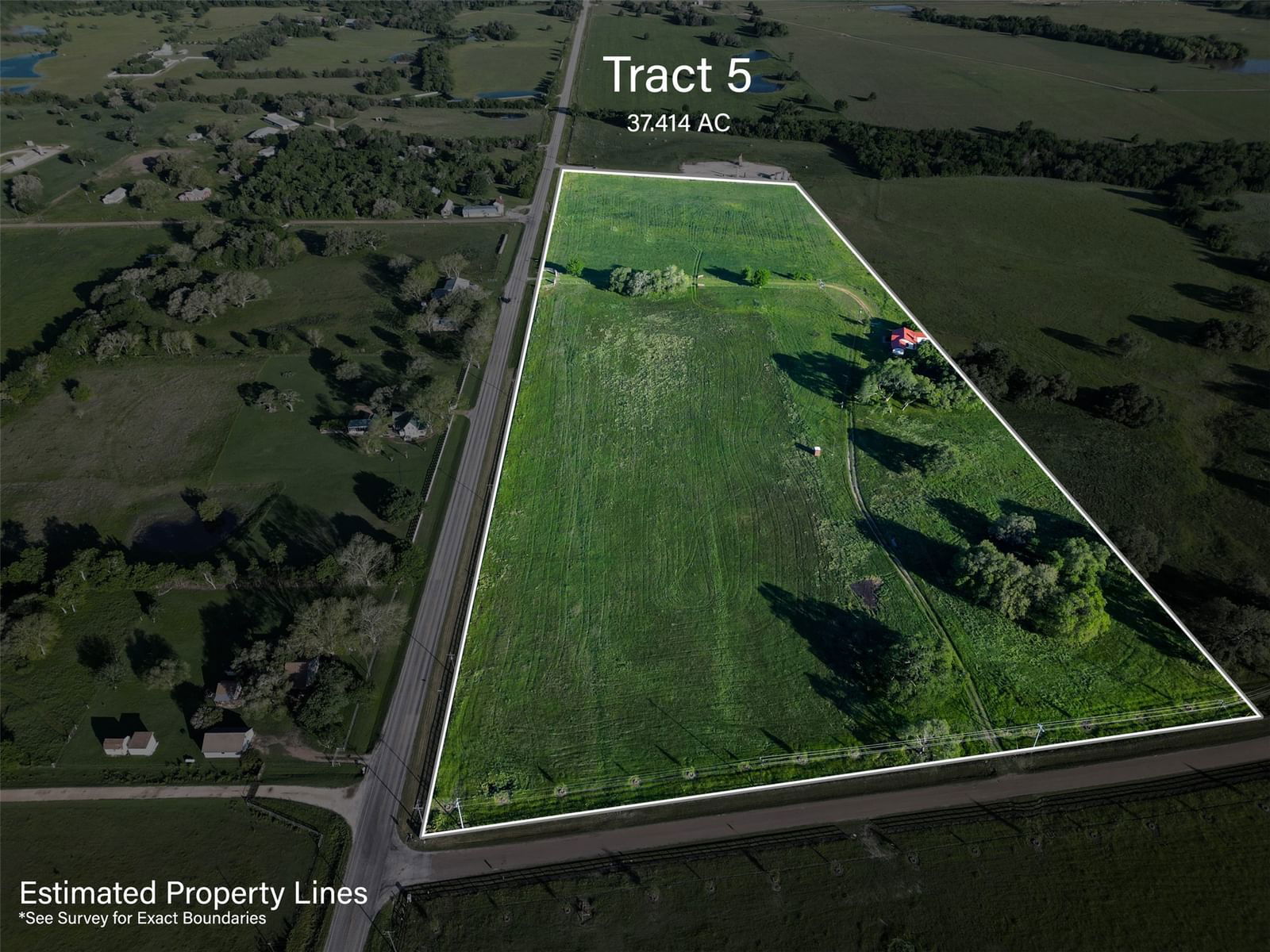 Real estate property located at 5344 Hartfield Road, Fayette, The Heart Field at Round Top, Round Top, TX, US