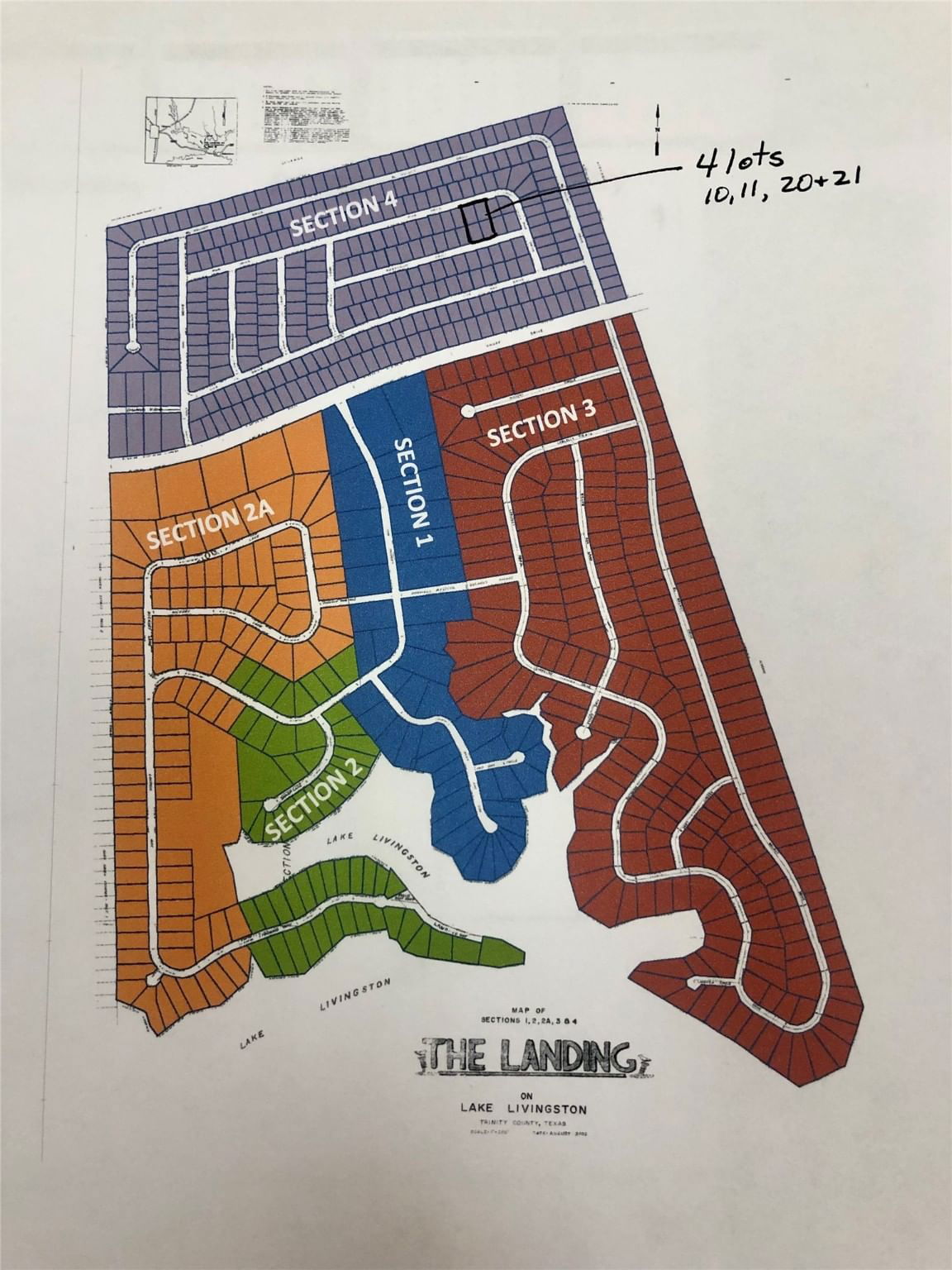 Real estate property located at TBD Pine Drive, Trinity, The Landing on Lake Livingston, Trinity, TX, US