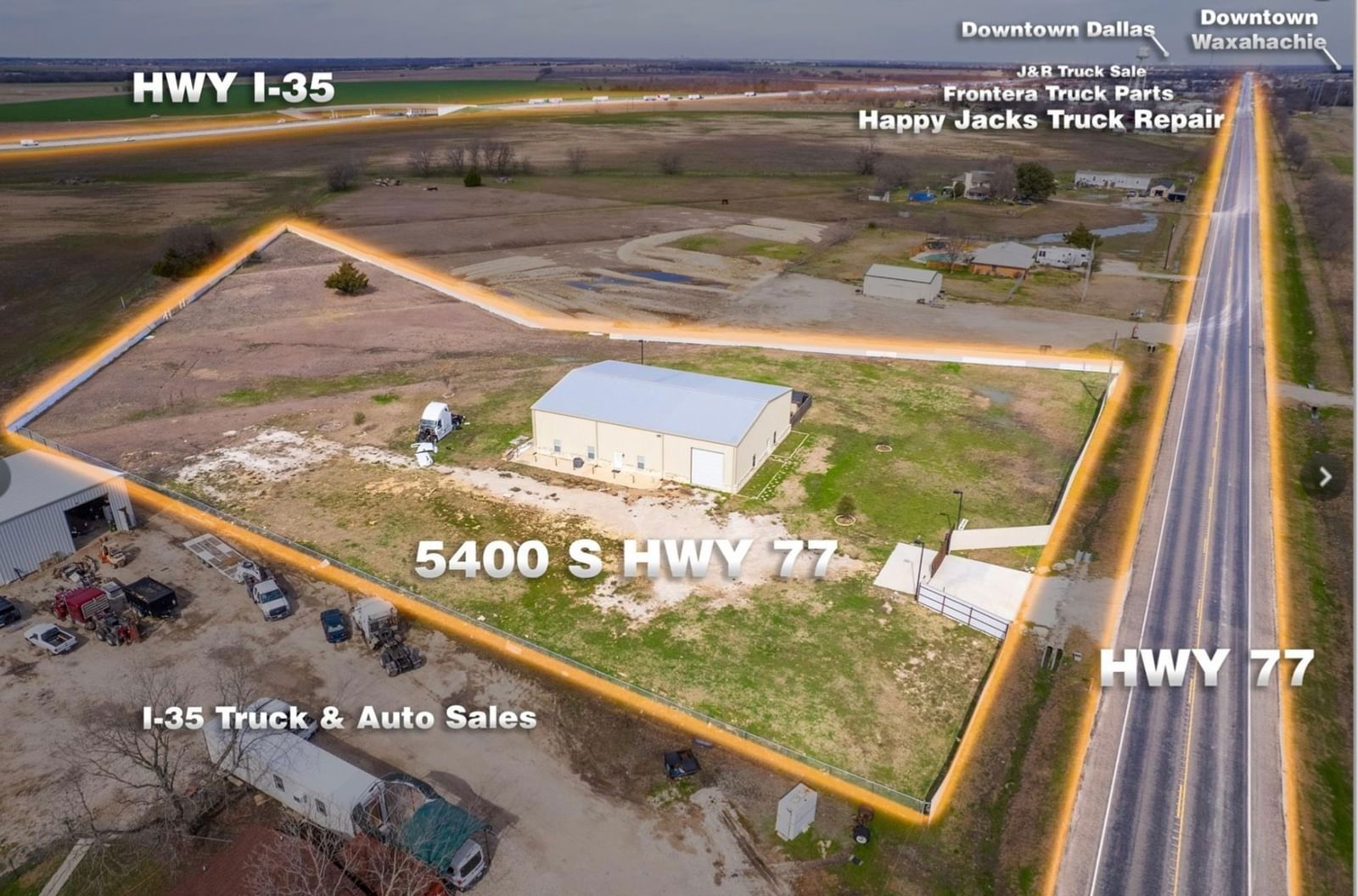 Real estate property located at 5400 Us-77, Ellis, E C School Land, Waxahachie, TX, US