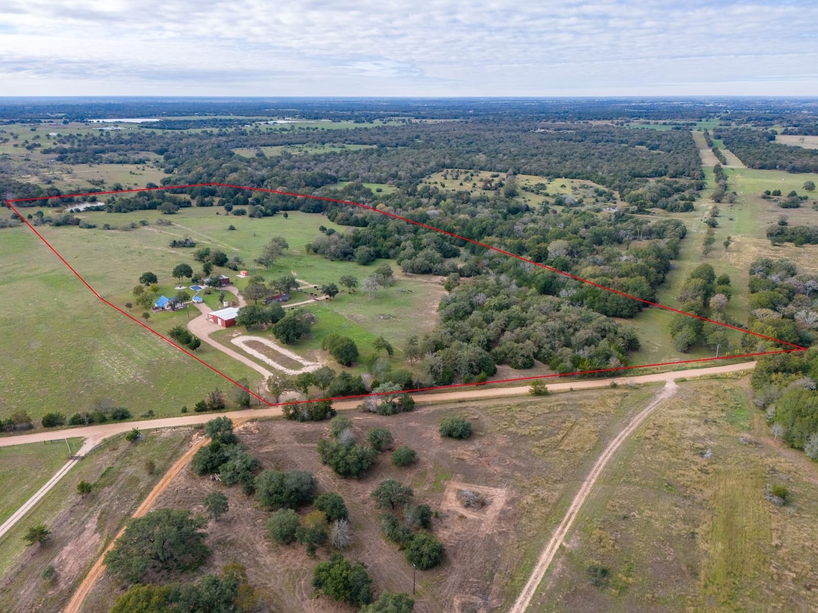 Real estate property located at 4409 County Road 132, Lavaca, 0, Hallettsville, TX, US