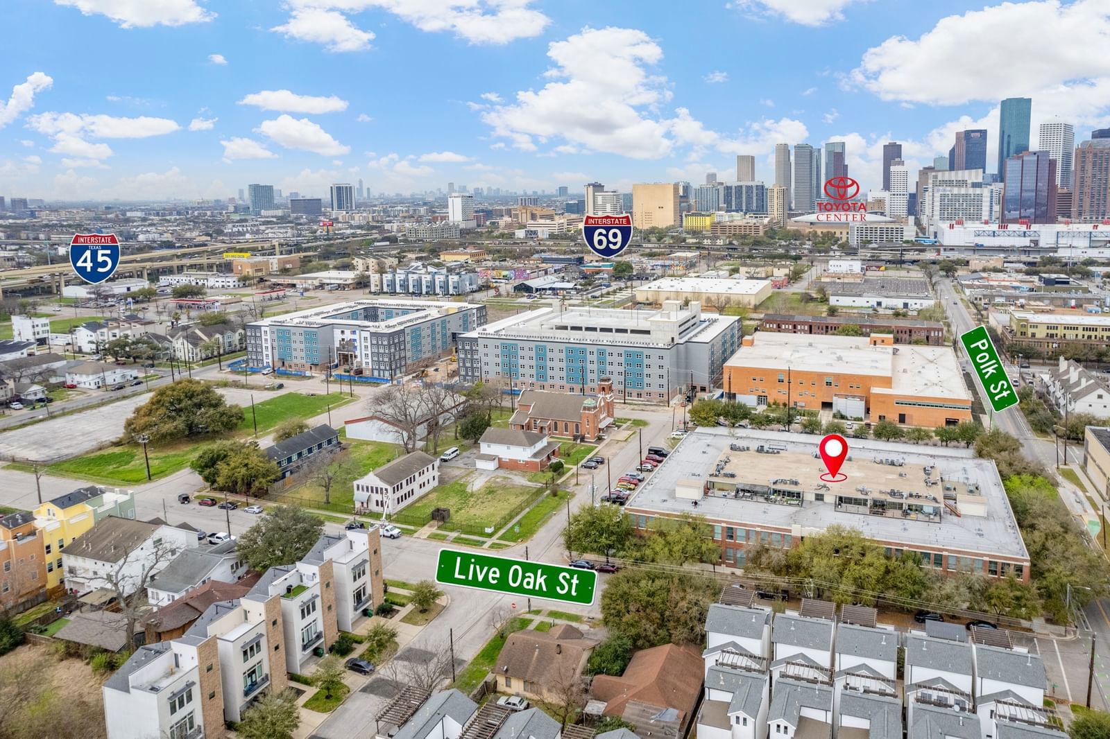 Real estate property located at 1312 Live Oak #215, Harris, Live Oak Lofts, Houston, TX, US