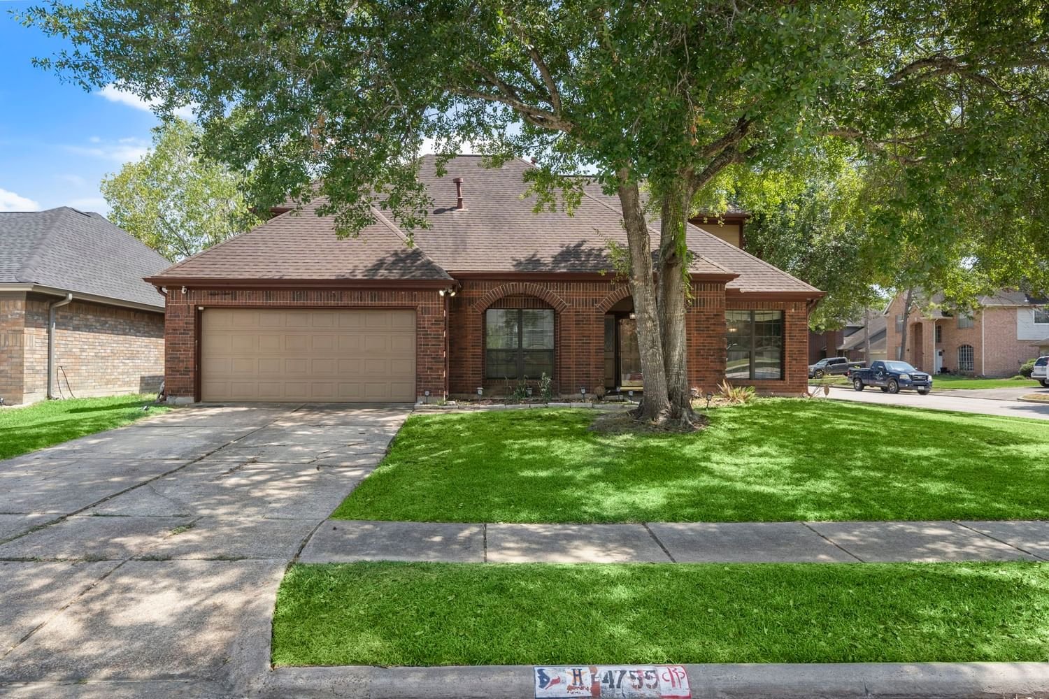 Real estate property located at 4755 Five Knolls, Harris, Heritage Park Sec 12 Amd, Friendswood, TX, US