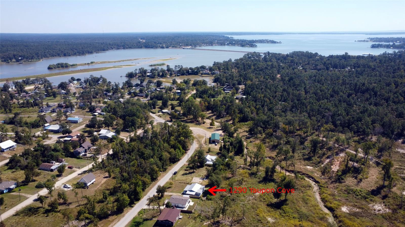 Real estate property located at 1290 Yaupon Cove, Polk, Yaupon Cove, Onalaska, TX, US