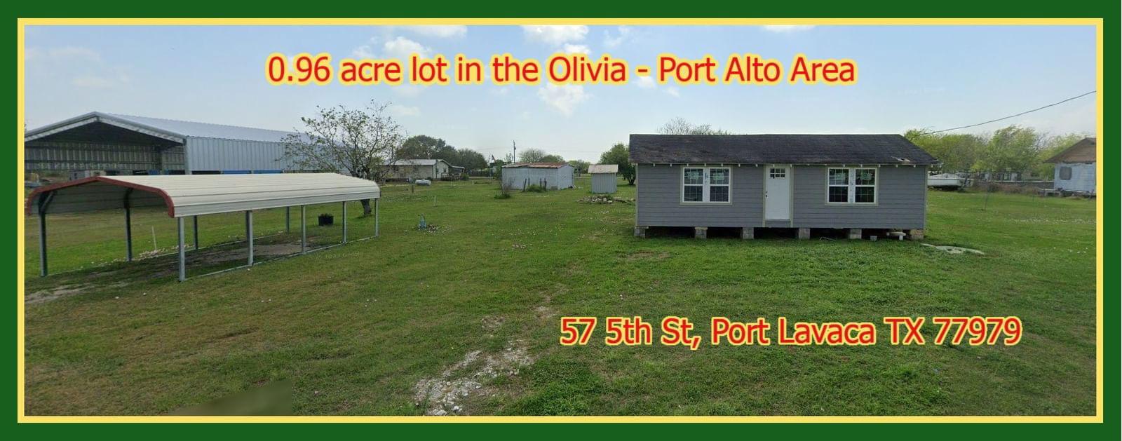 Real estate property located at 57 5 th, Calhoun, Olivia Townsite, Port Lavaca, TX, US