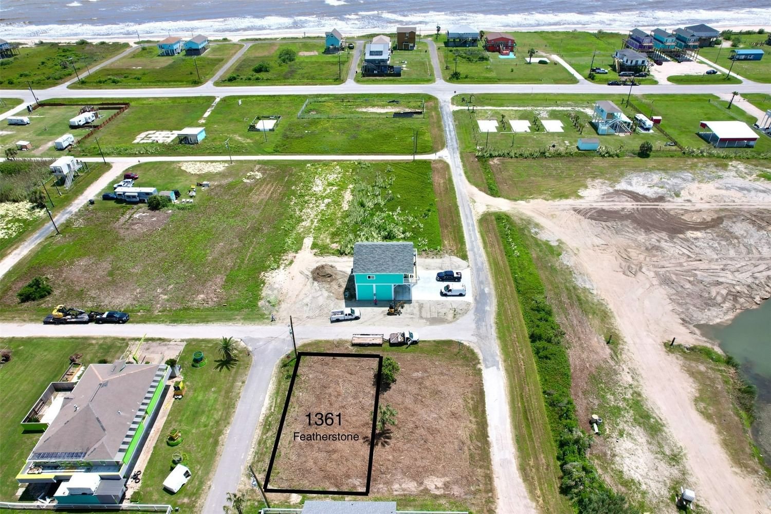 Real estate property located at 1361 Featherstone, Galveston, North Caplen, Gilchrist, TX, US