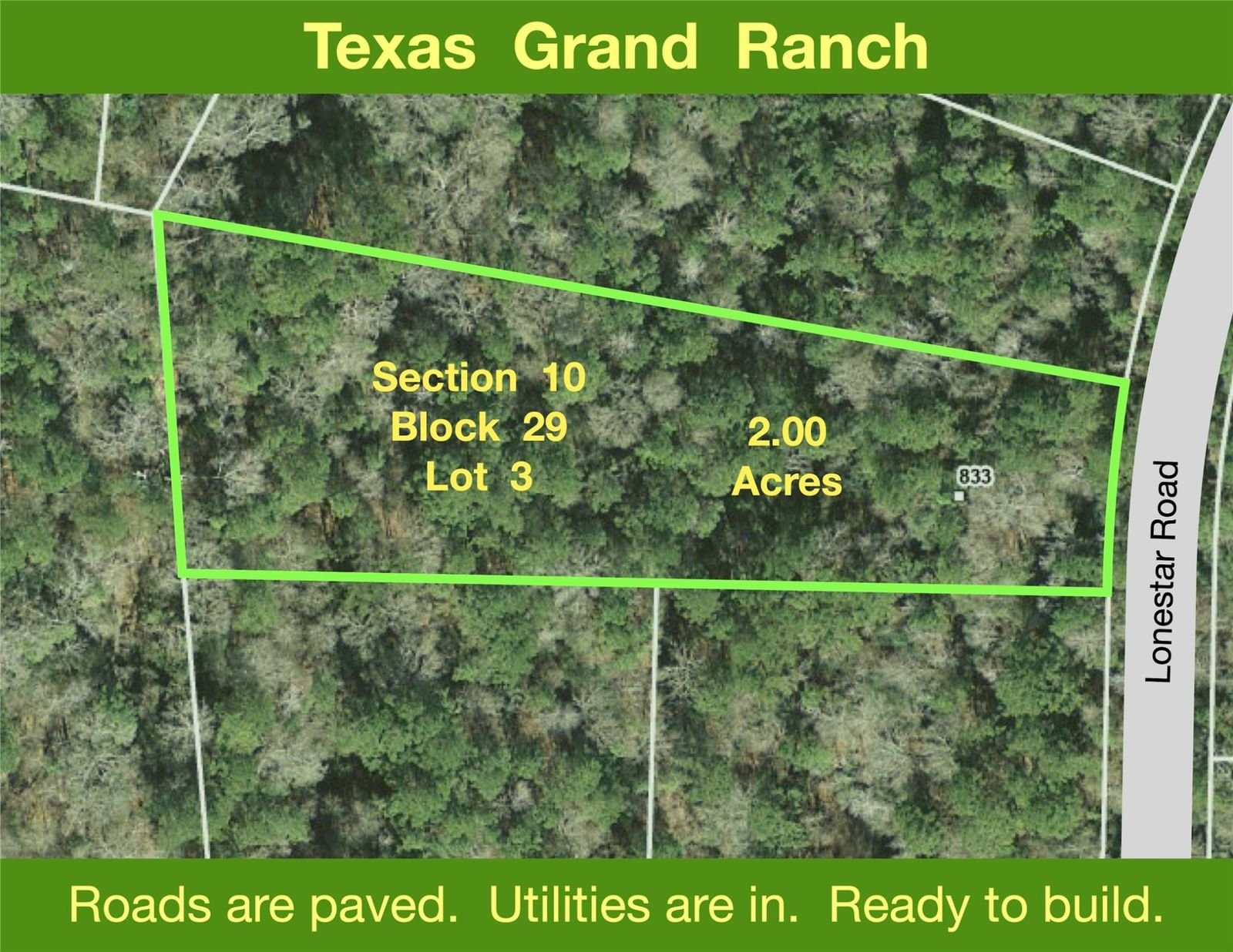 Real estate property located at 10-29-3 Lonestar, Walker, Texas Grand Ranch, Huntsville, TX, US
