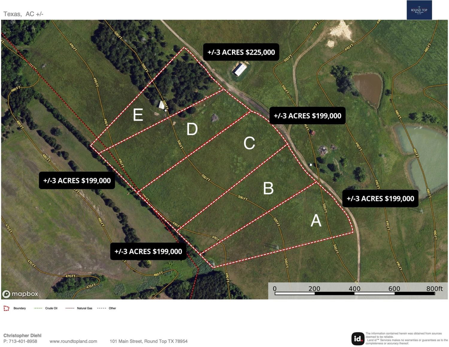 Real estate property located at Lot 2E Vineyard View Trail, Fayette, Tree Tops, Carmine, TX, US