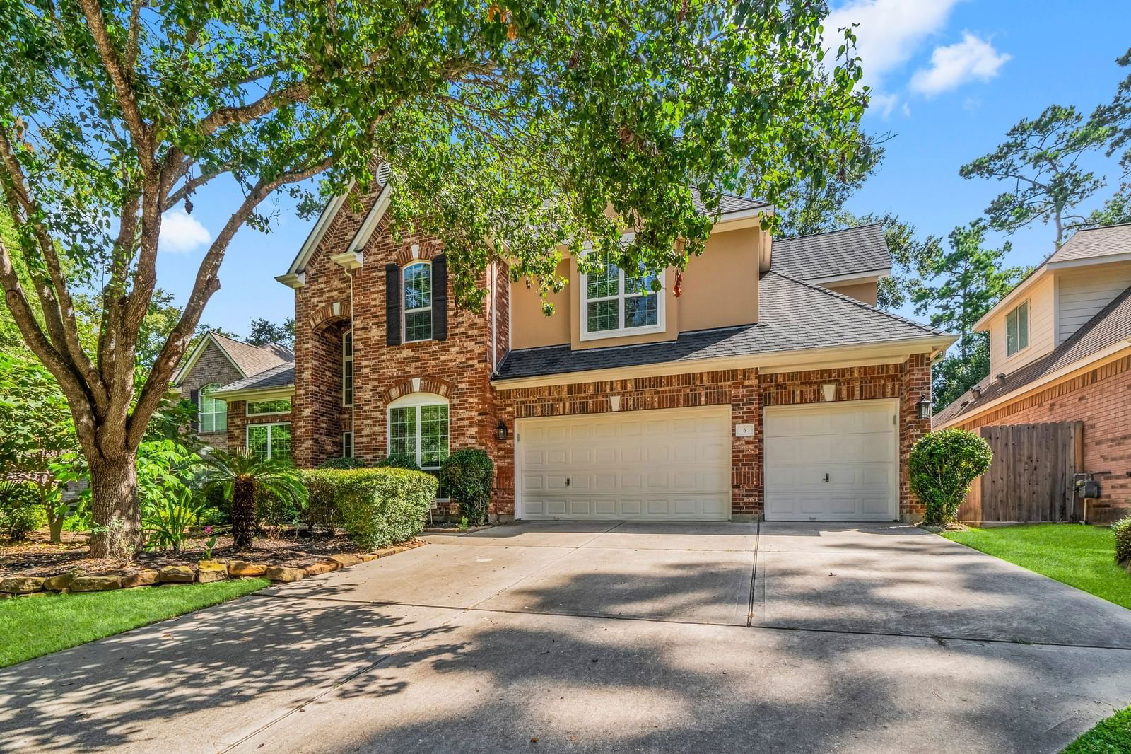 Real estate property located at 6 Danville Crossing Ct, Montgomery, Woodlands Harper's Landing College Park, The Woodlands, TX, US