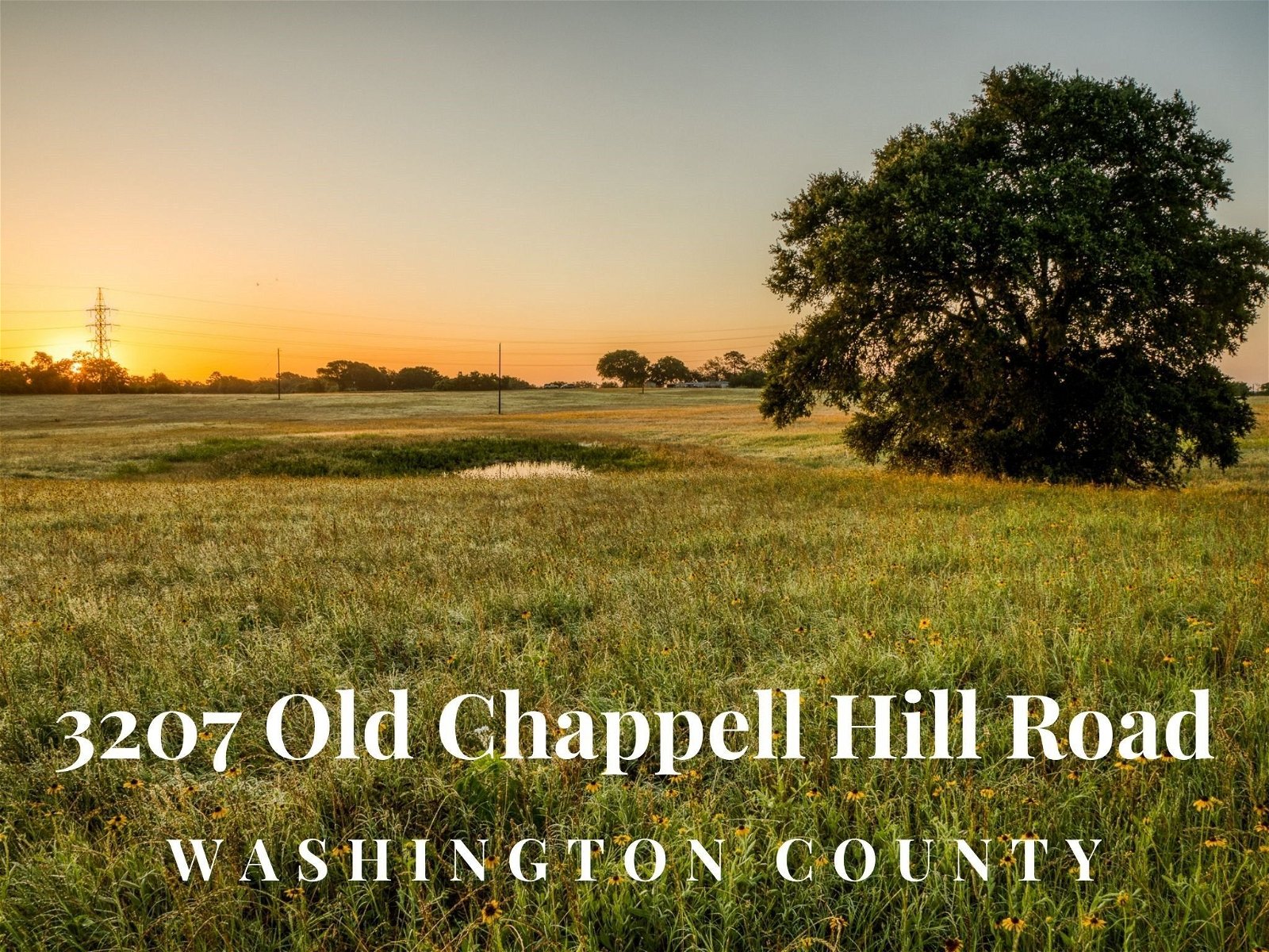 Real estate property located at 3207 Old Chappell Hill, Washington, Brenham, TX, US